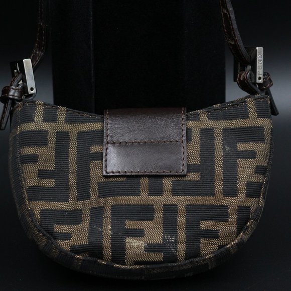 FENDI ZUCCA MINI MAMMA MONOGRAM HANDBAG - Picture 5 of 8